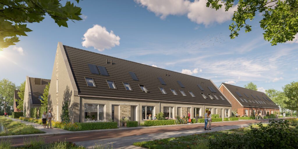 In Oldebroek West 3 worden 30 eengezinswoningen gebouwd