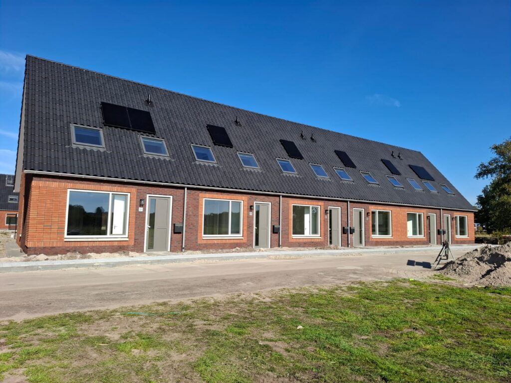 Foto van de nieuwe woningen in Oldebroek West III