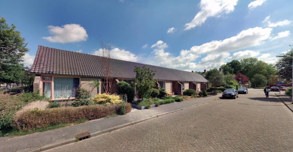 Huidige woningen aan de Grimbeertstraat te Amersfoort