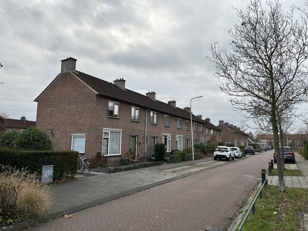 Foto van een aantal van onze woningen aan de Prinses Irenestraat in Woudenberg